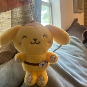 Pom Pom purin keychain new